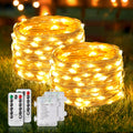 LED Fairy Lights- Battery Operated with Remote 2 Pack 33ft