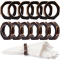 Bronze Napkin Ring Set of 12