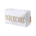 Bride Makeup Bag (WHITE PEARL BRIDE)