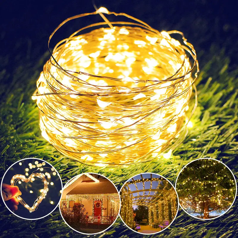 100 LED USB Fairy Lights with Remote Control