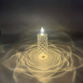 LED Flameless Candle Light with Crystal Refraction