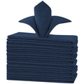 Heather Navy Reusable Napkins - 12 Count