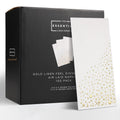 Elegant Gold Linen-Effect Disposable Napkins