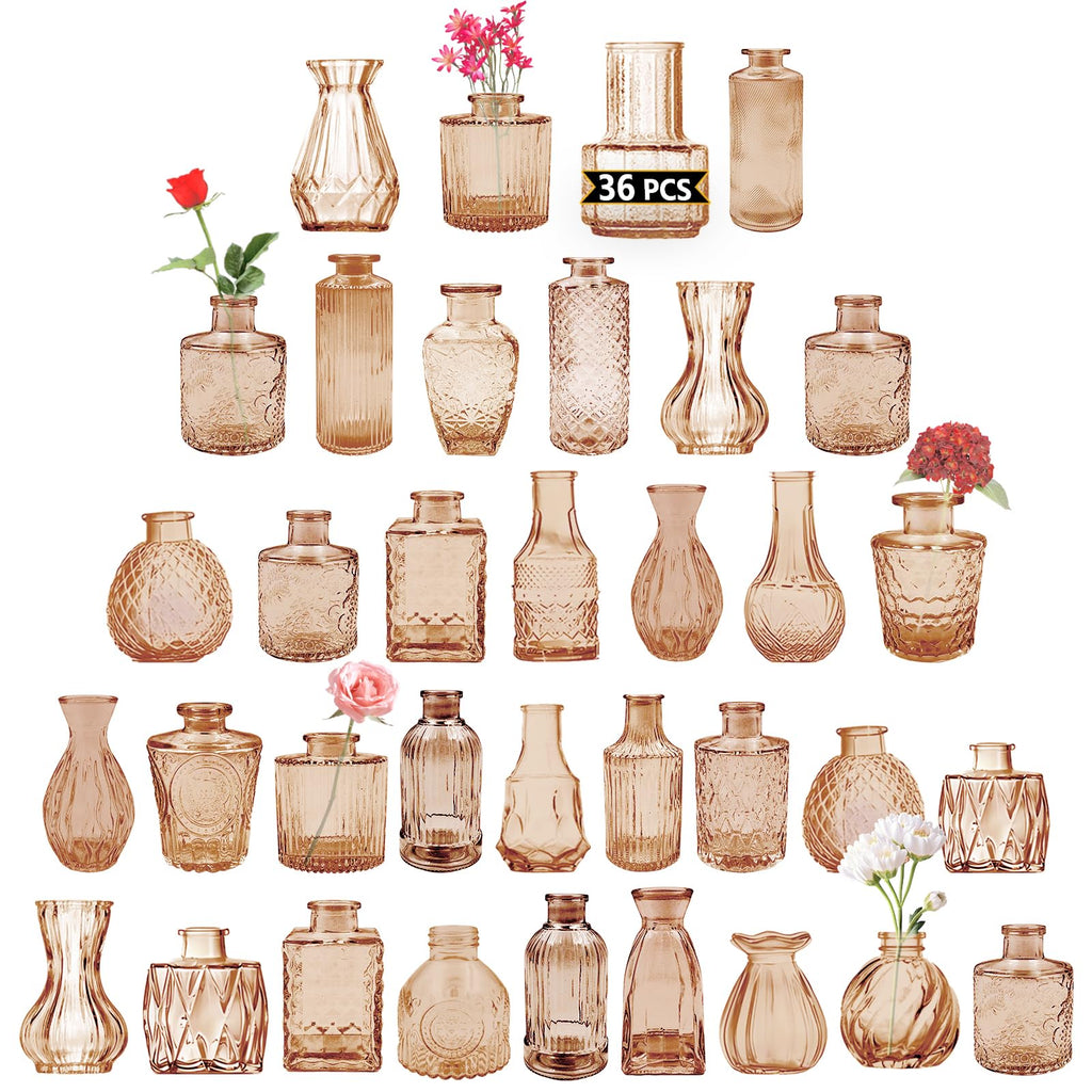 Vintage Mini Glass Bud Vases