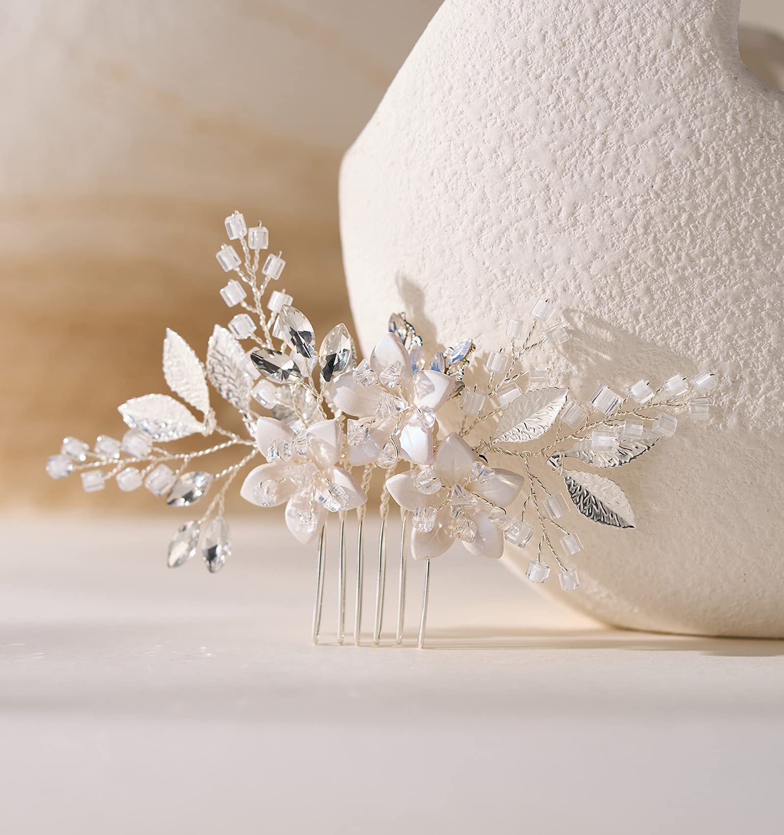 Crystal Floral Hair Comb