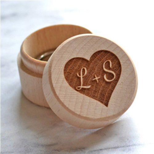 Custom Wooden Ring Box