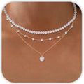 14K Gold Layered Necklace Set