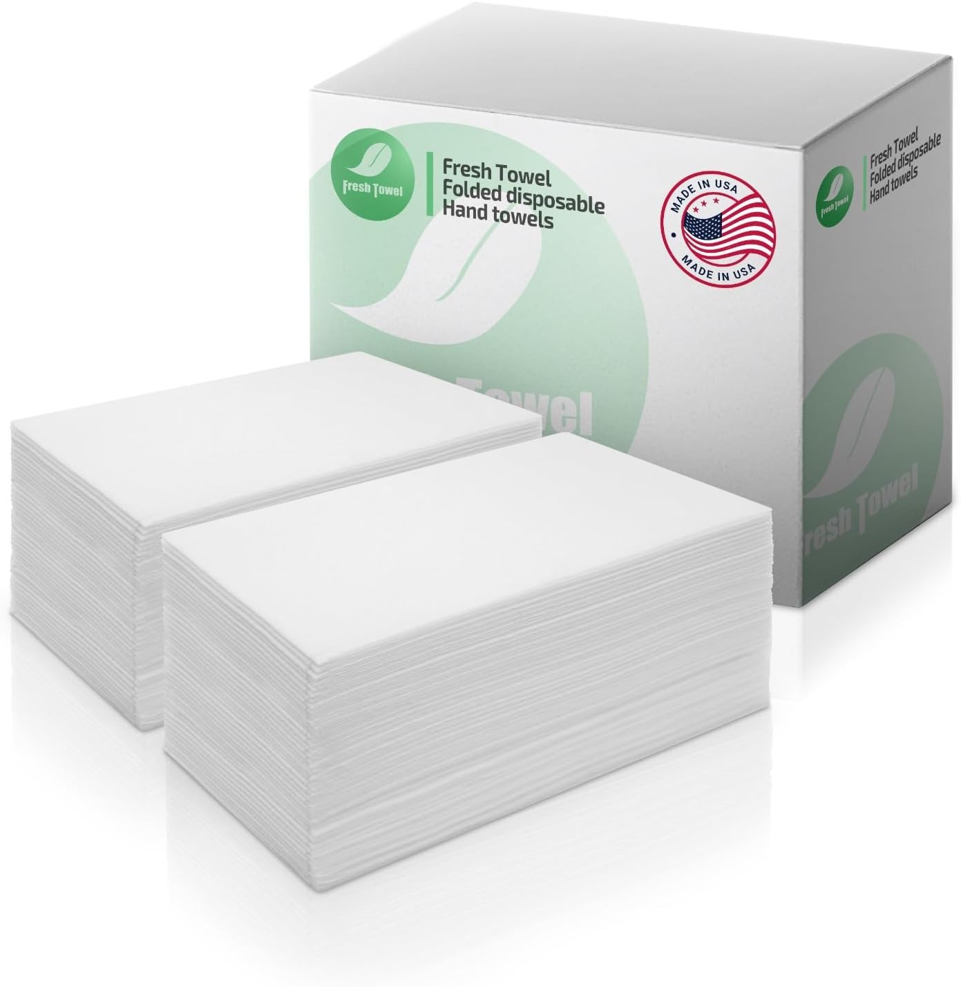 Luxury Linen-Feel Disposable Hand Towels - 200 Pack