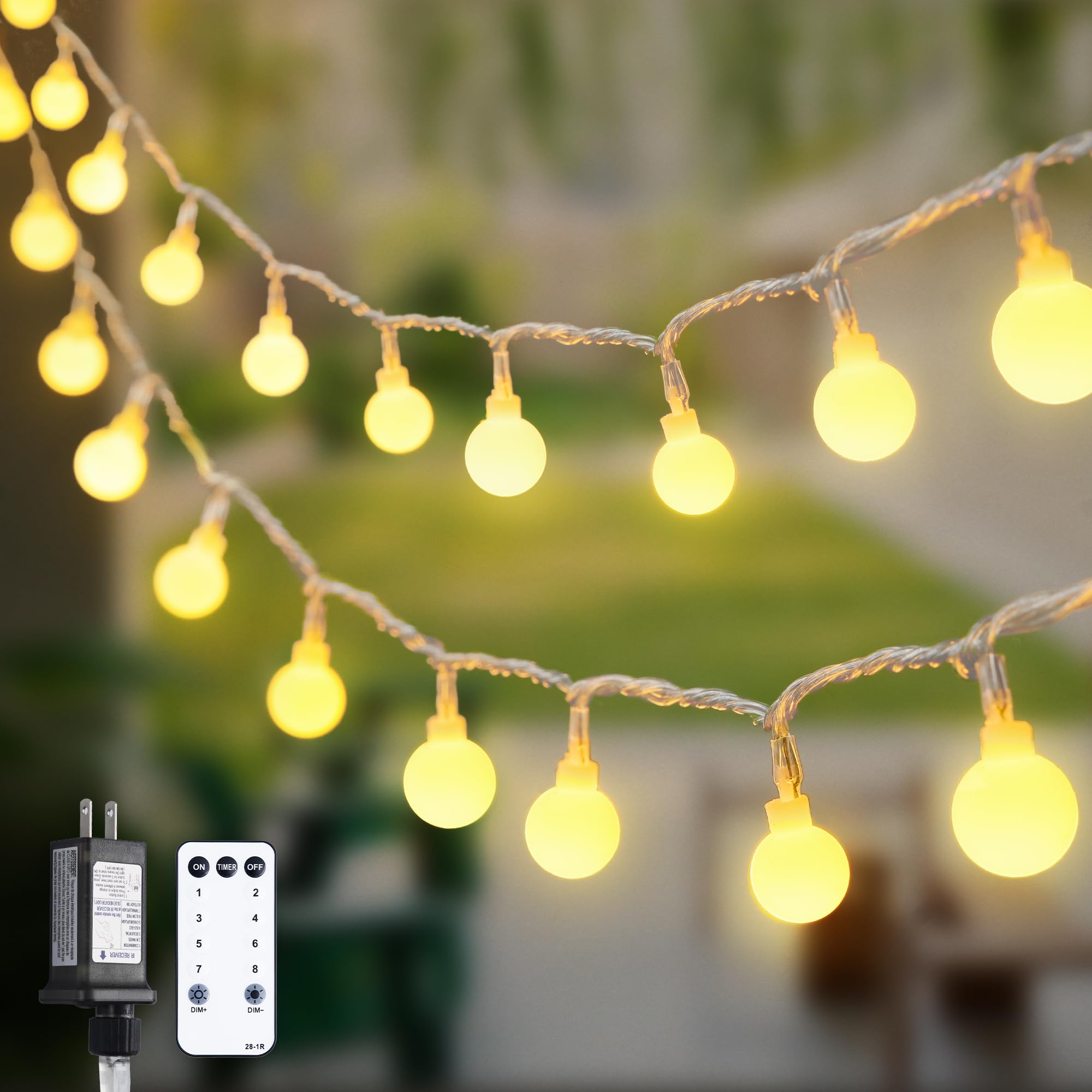100ft Globe String Lights For Indoor/Outdoor
