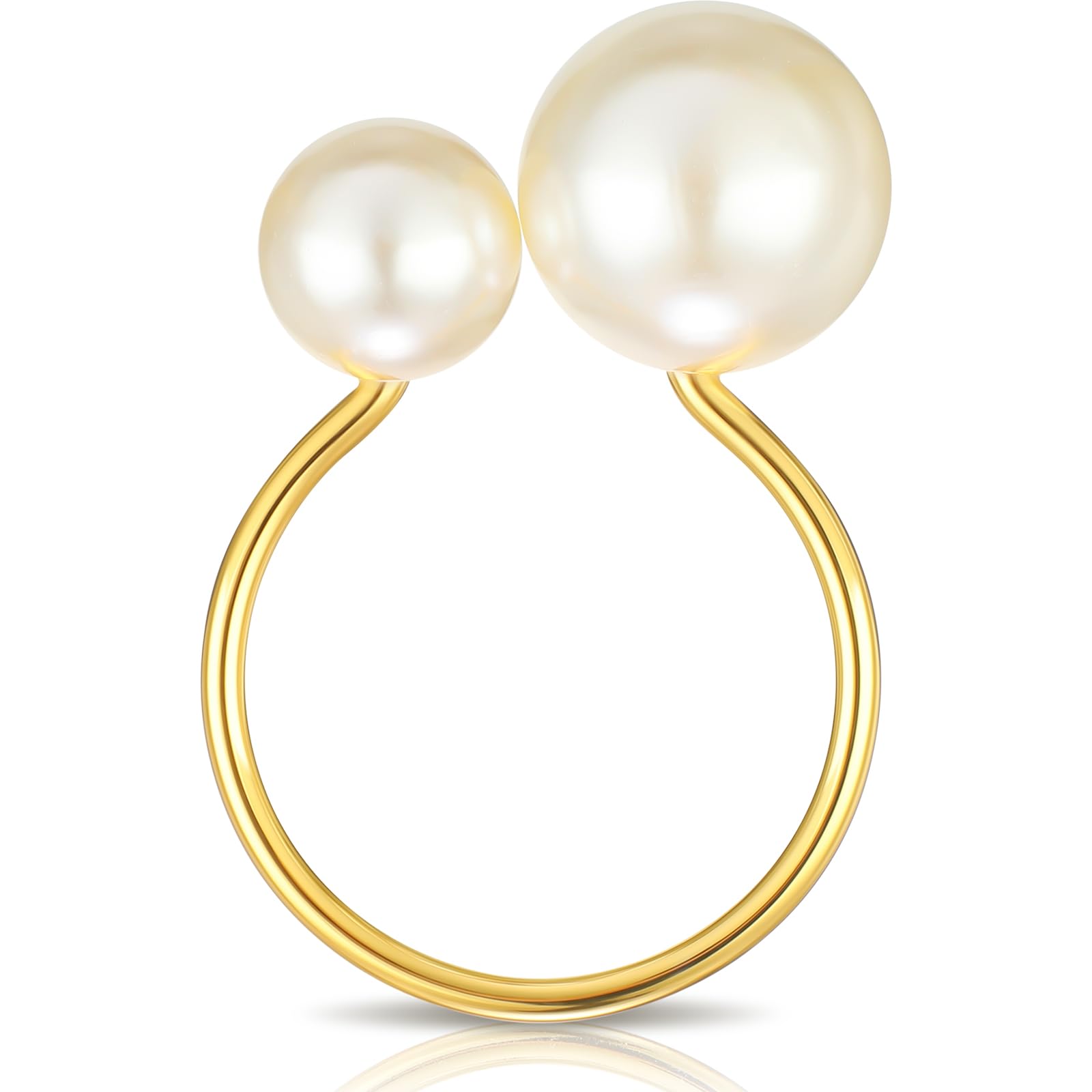 100pc Pearl Gold Napkin Holders