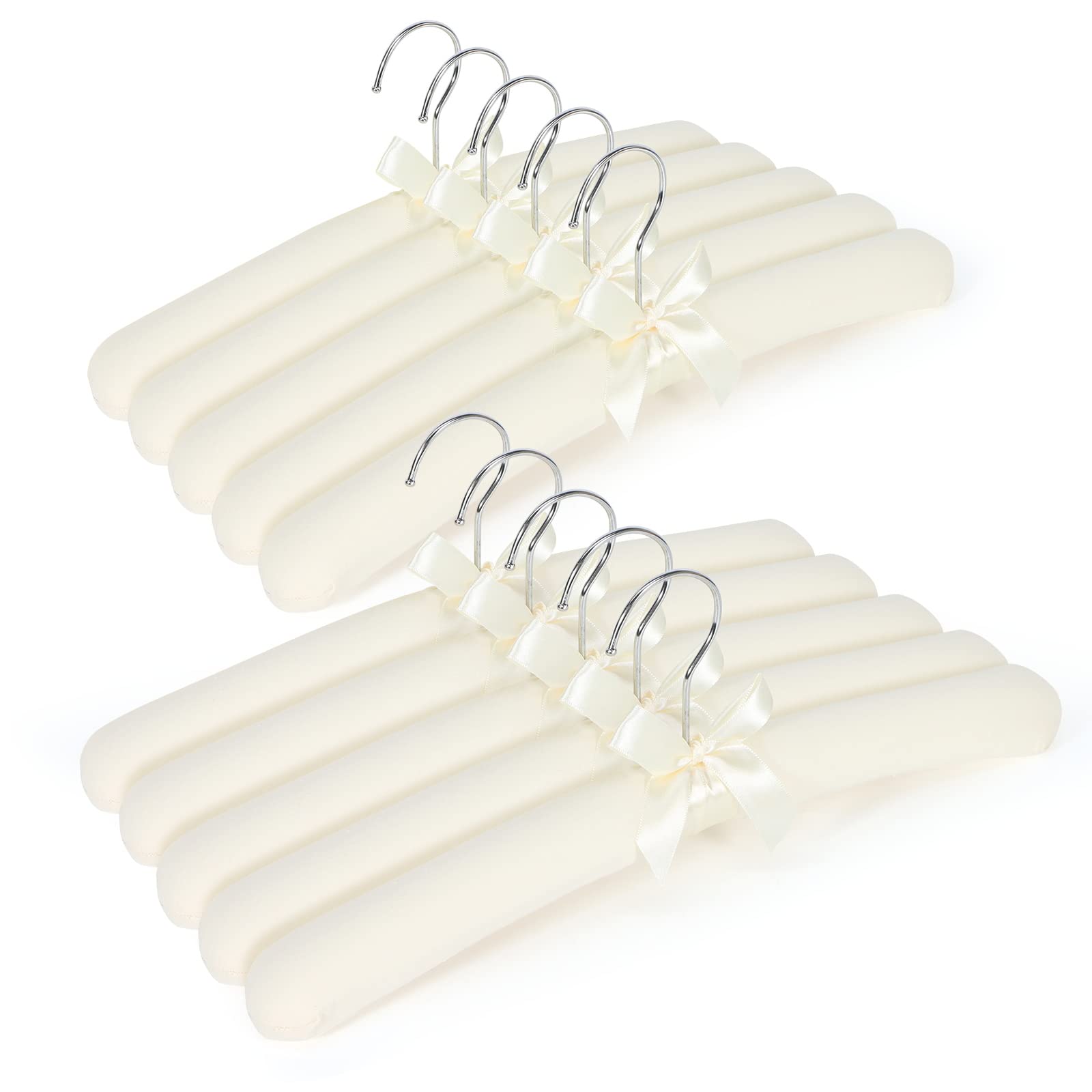 Padded Clothing Hangers - Pack of 10