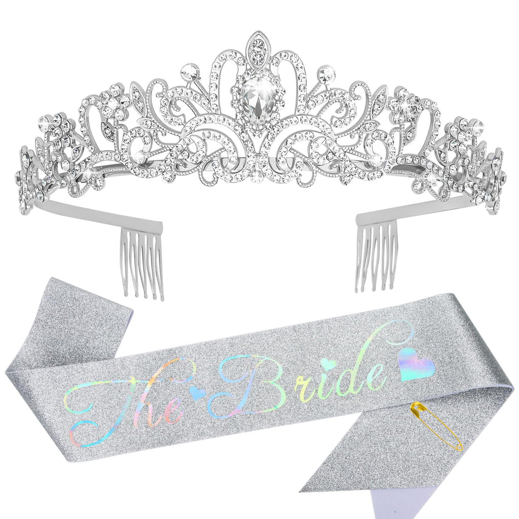 Bride Crown and Sash for Bachelorette Party