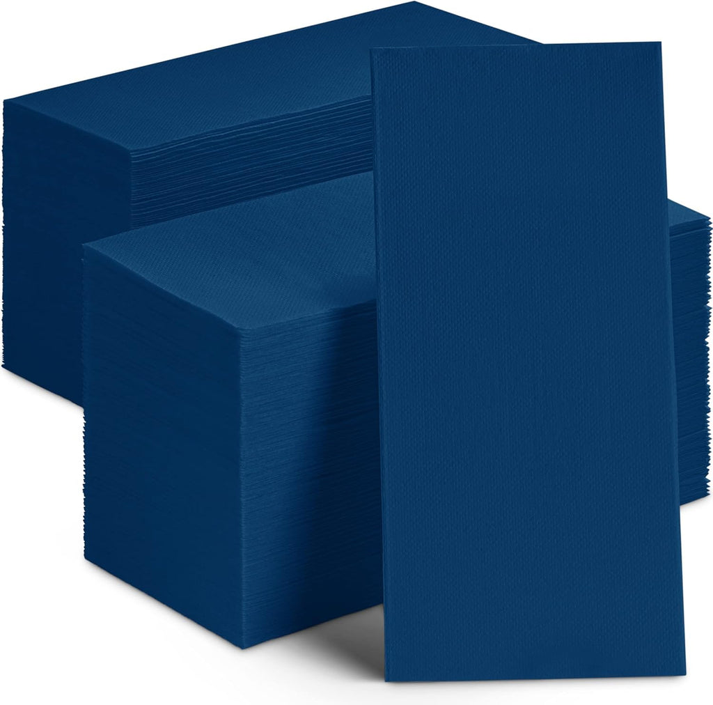 Blue Disposable Dinner Napkins 100 Pack