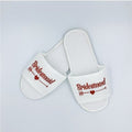 Custom Plush Slippers for Wedding Party