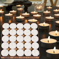 Unscented Palm Tea Light Candles- 50 Pack