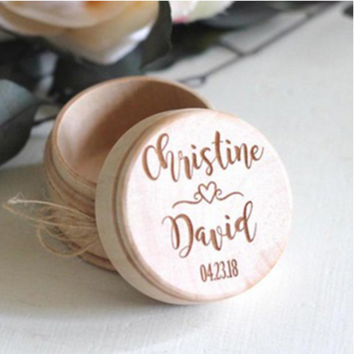 Custom Wooden Ring Box