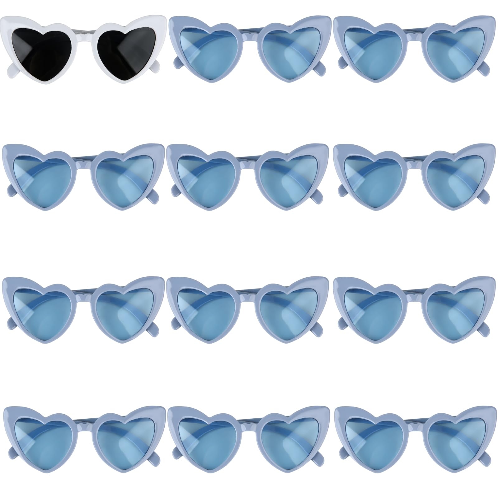 Bachelorette Party Heart Shaped Sunglasses- Set of 12