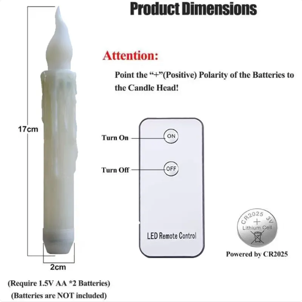 Flameless Candle Sticks