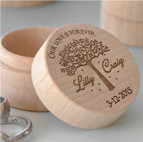 Custom Wooden Ring Box