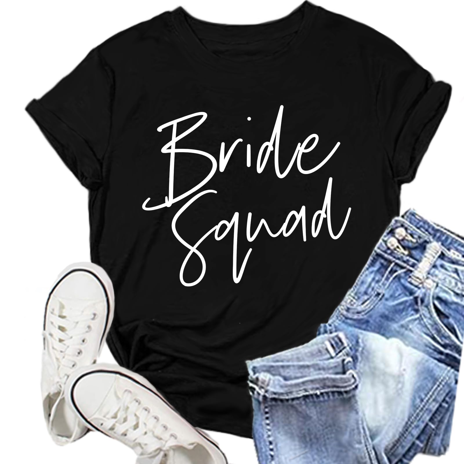 Bride Squad T-shirt (Black)