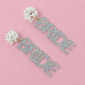 Bride Acrylic Earrings