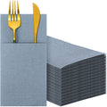 Soft Linen-like Disposable Pockets Napkins 150-Pack