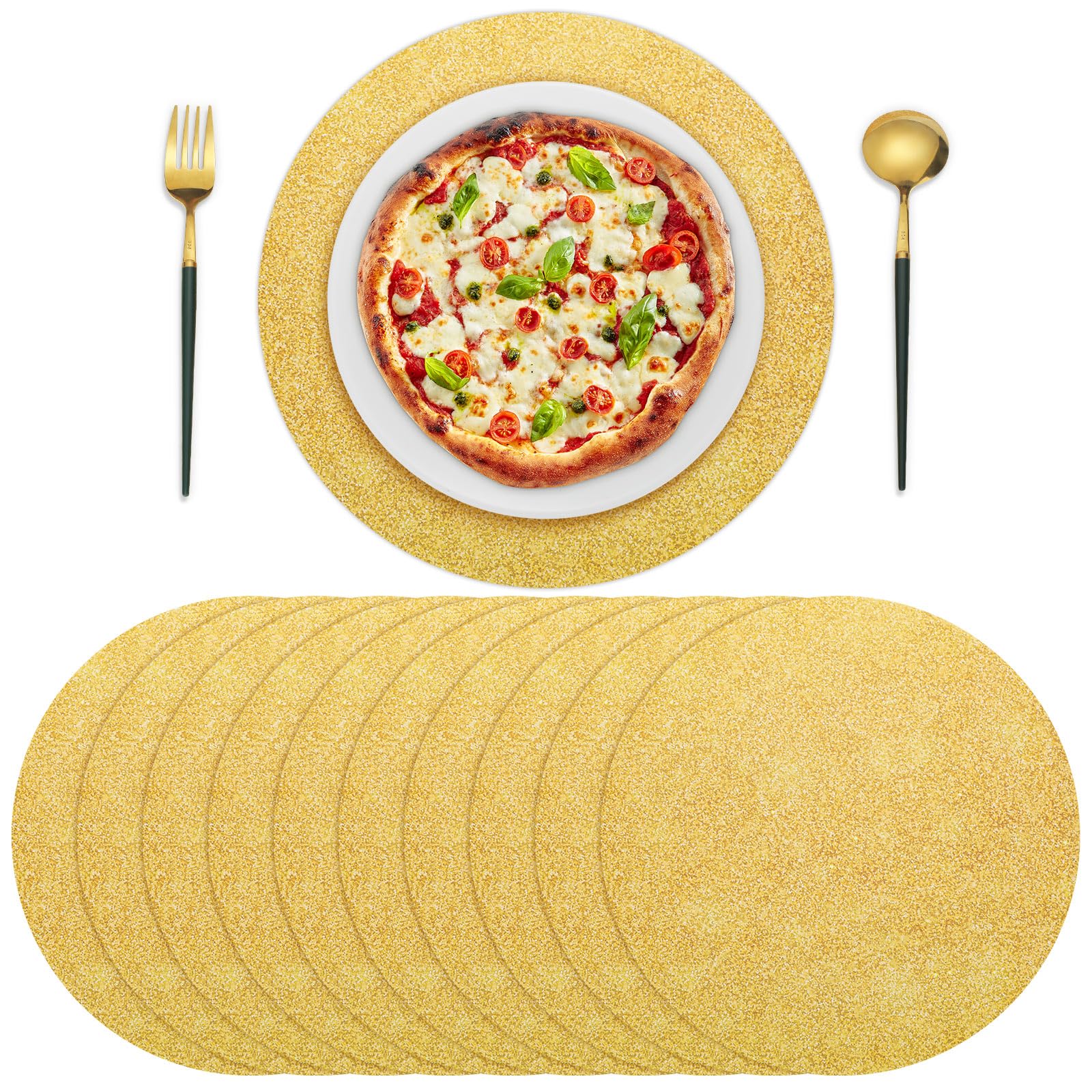 Golden Gala 100 Pc Disposable Placemats