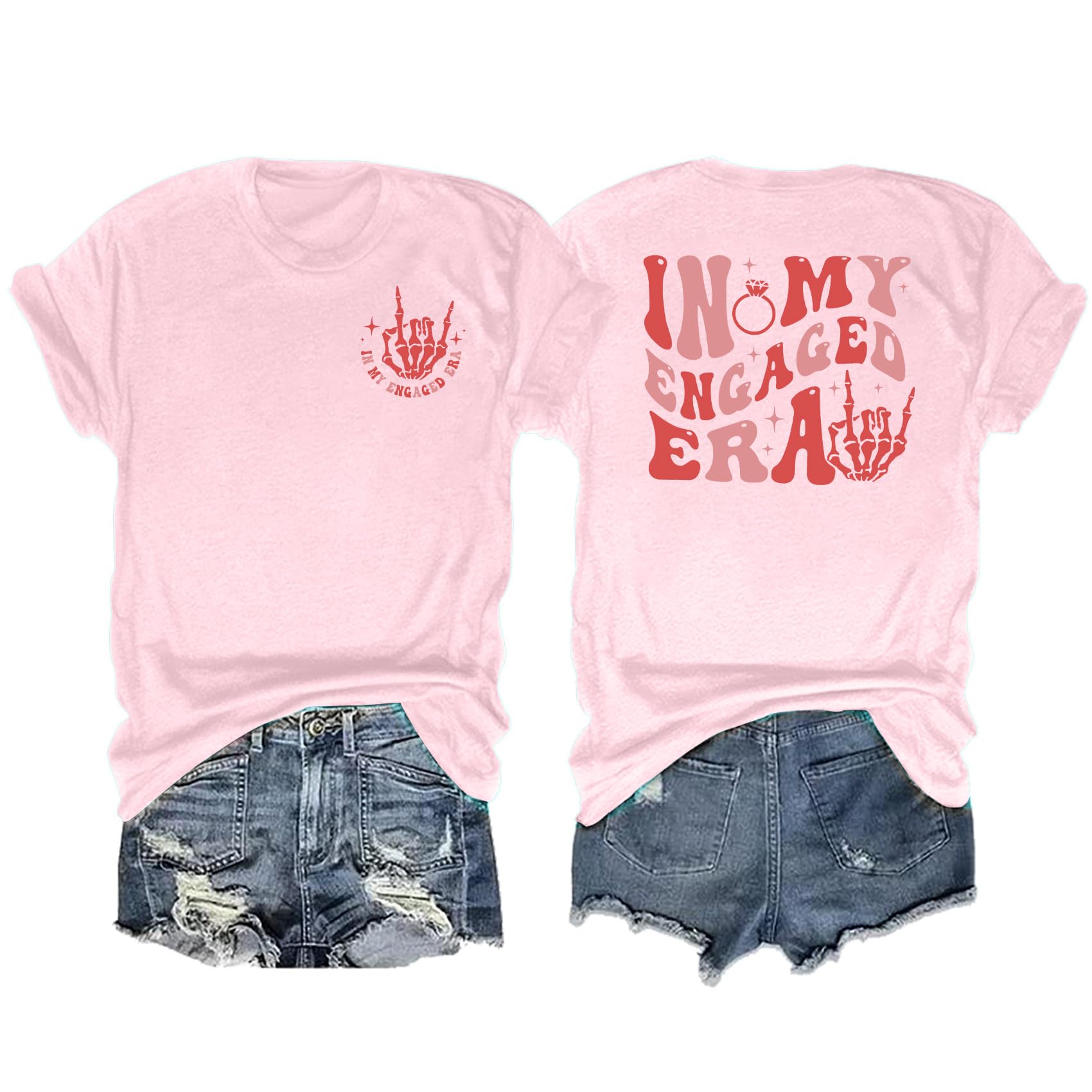 In My Engaged Era T-Shirt Pink