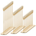 Gold Candle Holders for Taper Candles- Set of 24