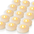 3” Flameless Led Floating Candles- 200 Hours 24 Pack (White)